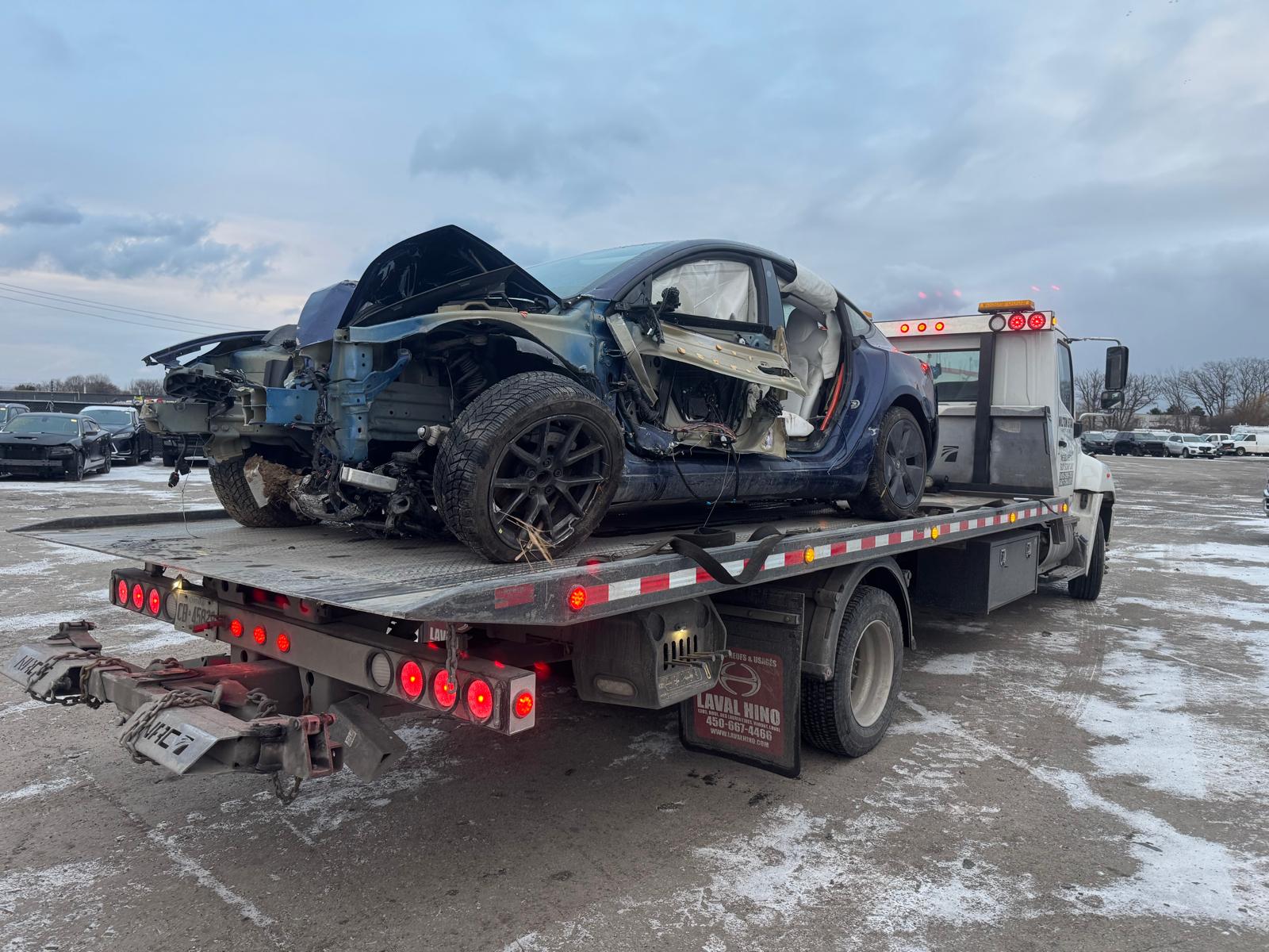 Milton Star Transport tow truck on duty